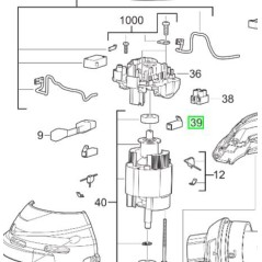Charbon pour ponceuse MILWAUKEE ROS125E