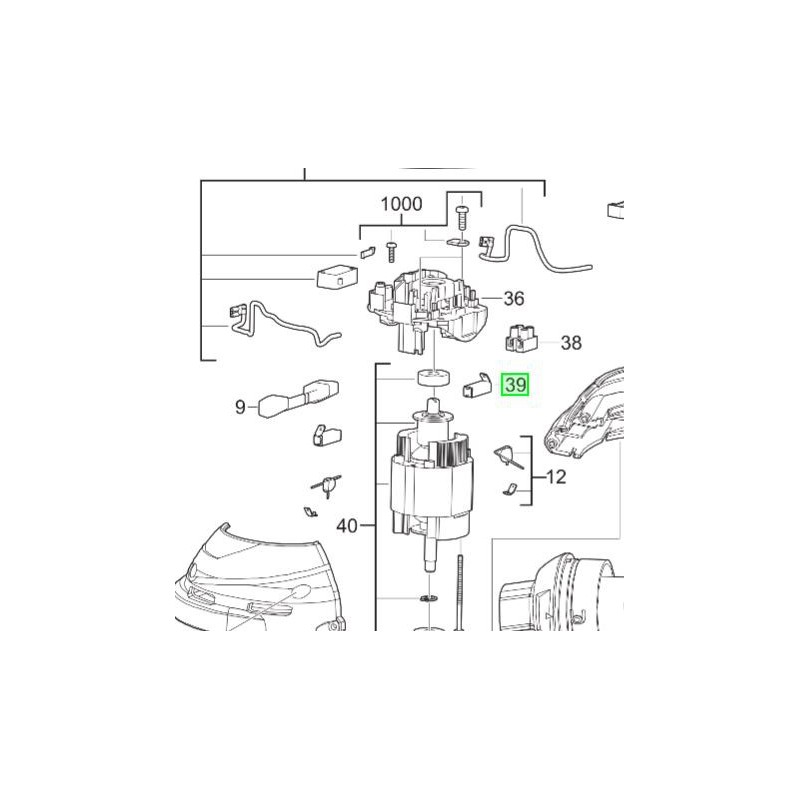 Charbon pour ponceuse MILWAUKEE ROS125E