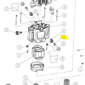 Charbon moteur défonceuse RYOBI RRT1600