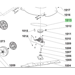 Courroie pour tondeuse RYOBI RLM4114