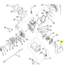 Carter de carburateur débroussailleuses RYOBI RBC30SBSA
