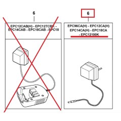 Chargeur 90638071 BLACK & DECKER EPC12CA, EPC12CA(H), EPC96CA(H), EPC14CA(H)