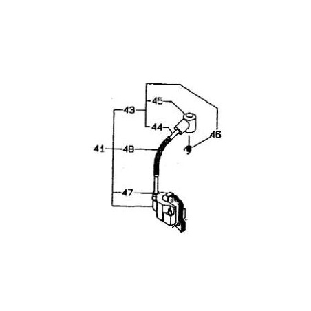 Bobine d'allumage débroussailleuse RYOBI PBC4243M