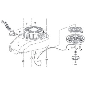 Lanceur pour tondeuse RYOBI RLM5319SME - RLM4617SM