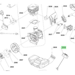 Bouchon réservoir débroussailleuse RYOBI RBC254SBO