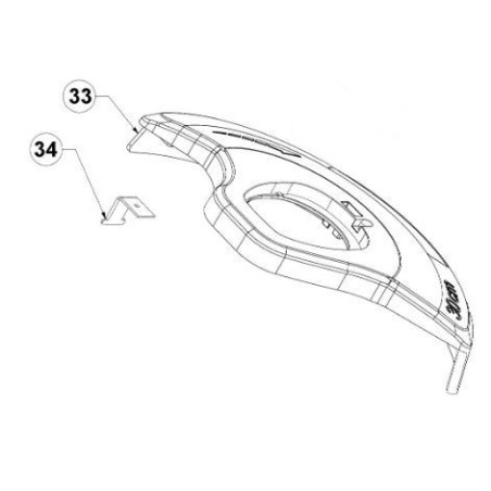 Carter protection de coupe coupe-bordure RYOBI RLT183225