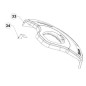 Lame coupe-fil coupe-bordure RYOBI RLT183225 Lame coupe-fil coupe-bordure RYOBI RLT183225
