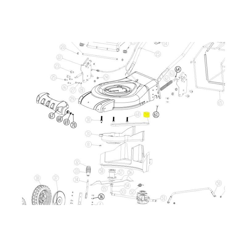 Courroie de tondeuse à gazon RYOBI RLM4617SM