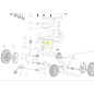 Support de lame tondeuse RYOBI RLM4617SM - RLM5219SME Support de lame tondeuse RYOBI RLM4617SM - RLM5219SME