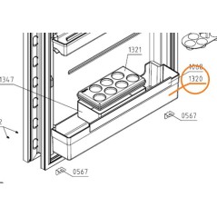 Porte bouteiiles AIRLUX Z537785 pour ART131A