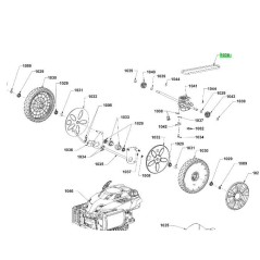 Courroie de traction tondeuse RYOBI RLM53190SV - RLM53190YV