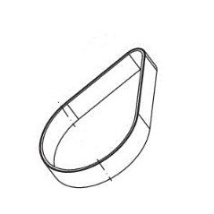 Courroie pour broyeur RYOBI RSH2545B