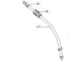 Arbre moteur partie basse débroussailleuse McCULLOCH TRIMMAC  967256201