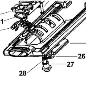 Vis fixation de semelle scie sauteuse BLACK & DECKER KS900EL