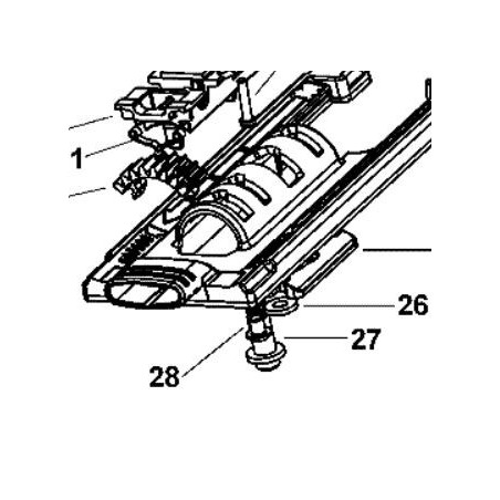 Vis fixation de semelle scie sauteuse BLACK & DECKER KS900EL