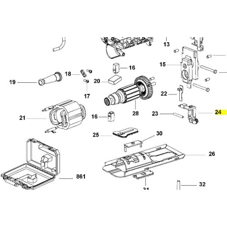 Guide lame scie sauteuse BLACK  & DECKER KS900EL