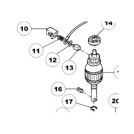 Charbons pour ponceuse RYOBI HS35