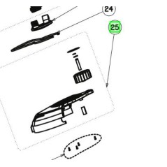 Carter protection de coupe débroussailleuse RYOBI RLT5027