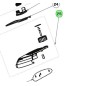 Carter protection de coupe débroussailleuse RYOBI RLT5027 Carter protection de coupe débroussailleuse RYOBI RLT5027