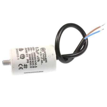 Condensateur 6.3 MF, 450 volt, étanche UNIVERSEL