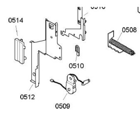 Poulie de tension câble de porte de lave-vaisselle AIRLUX LVF420