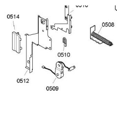 Poulie de tension câble de porte de lave-vaisselle AIRLUX LVF420