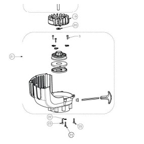 Lanceur souffleur RYOBI RBL26BP