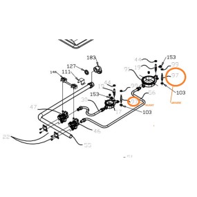 Thermocouple ZR01A013G GLEM AT32IX, AT64IX, AT685HIX, AT755IX, AT955HIX