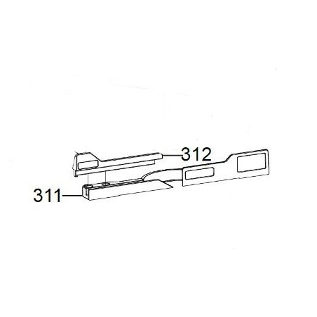 Butée de scie à onglet AEG PS254L