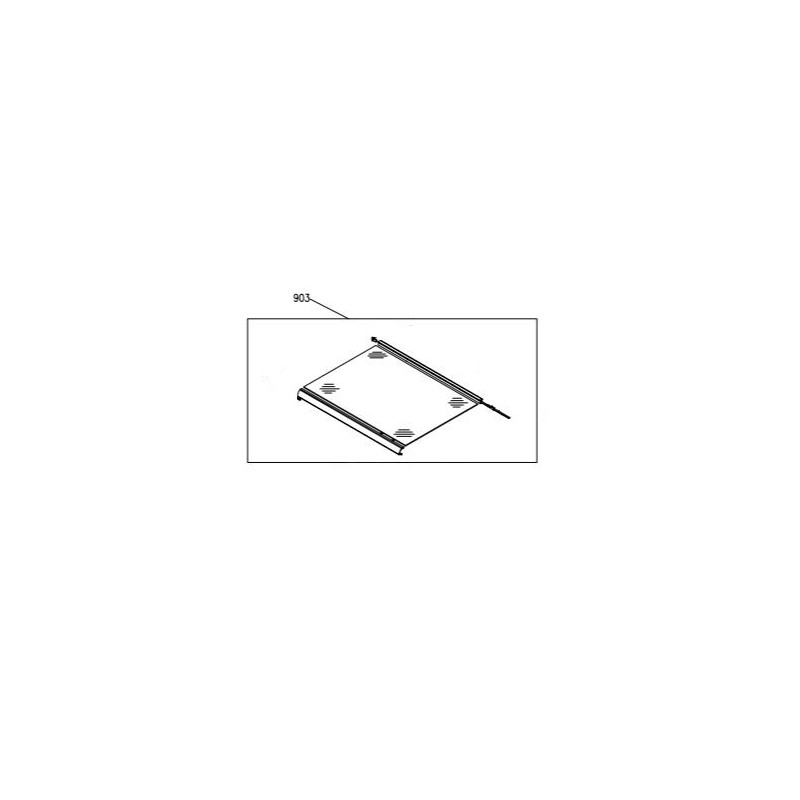 Couvercle verre cuisinière GLEM AR854GI