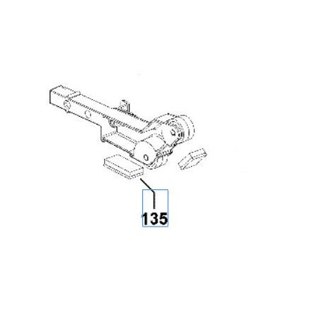 Patin dessous bras coudé lime BLACK & DECKER KA900E