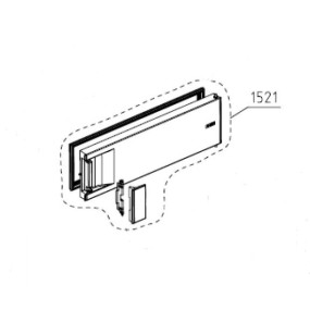 Portillon de freezer réfrigérateur AIRLUX ART131A