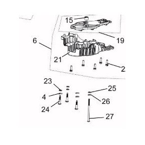 Vis de carter taille-haies RYOBI RHT2660DA