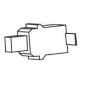 Balai X 1 pour ponceuses RYOBI ROS300 - ROS300A - ROS310-SA20