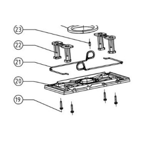 Tampon plastique anti-vibration ponceuse RYOBI ESS2590V