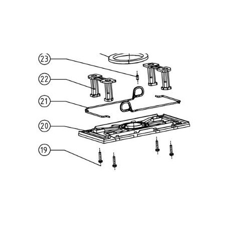 Tampon plastique anti-vibration ponceuse RYOBI ESS2590V