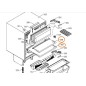 Tablette verre pour réfrigérateur AIRLUX RTF130A