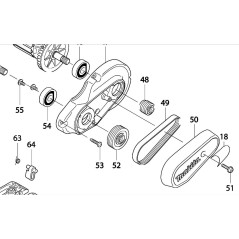 Poulie pour rabot MAKITA KP0810C