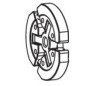 Embrayage 5131037098 tronçonneuse RYOBI RCS3535C2 / RCS3840T Embrayage 5131037098 tronçonneuse RYOBI RCS3535C2 / RCS3840T