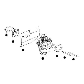 Carburateur tondeuses MC CULLOCH M46-150WR / M51-150W