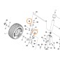 Pièce de direction 585920501 pour rider MC CULLOCH modèles M105-77X