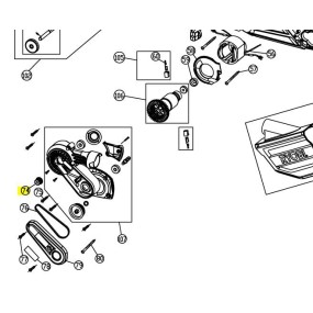 Poulie moteur ponceuses à bande RYOBI EBS800