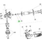 Engrenage sortie moteur meuleuse RYOBI RAG1010-125 Engrenage sortie moteur meuleuse RYOBI RAG1010-125