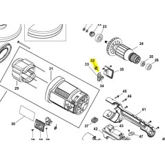 Ressort de charbon meuleuses STANLEY / BLACK & DECKER