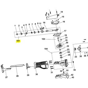 Tringle de course scie sabre STANLEY FME360