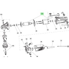 Induit meuleuse RYOBI modèles RAG1010 -RAG950