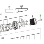 Vis de mandrin perceuses AEG Powertools BS18CBLLI / BSB18G3LI Vis de mandrin perceuses AEG Powertools BS18CBLLI / BSB18G3LI