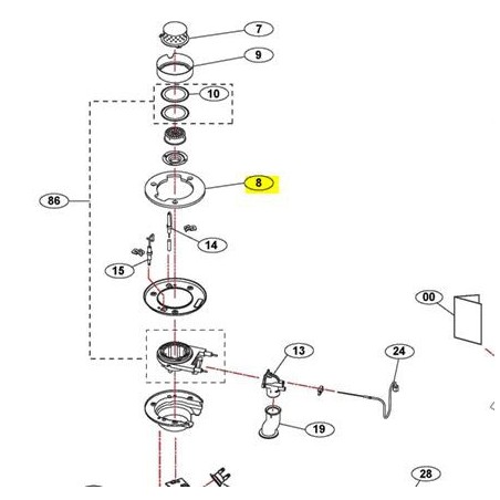 Joint isolation pour poele INVERTER MINIMAX