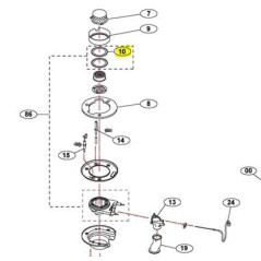 Joint de brûleur pour poêle INVERTER MINIMAX