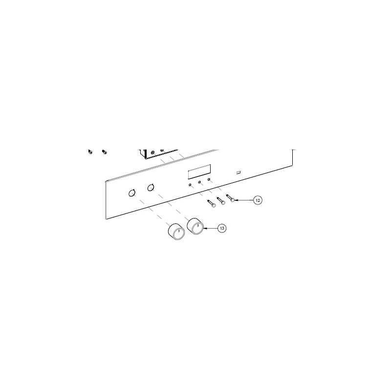 Bouton de sélection programmateur four GLEM GFEC93IXT